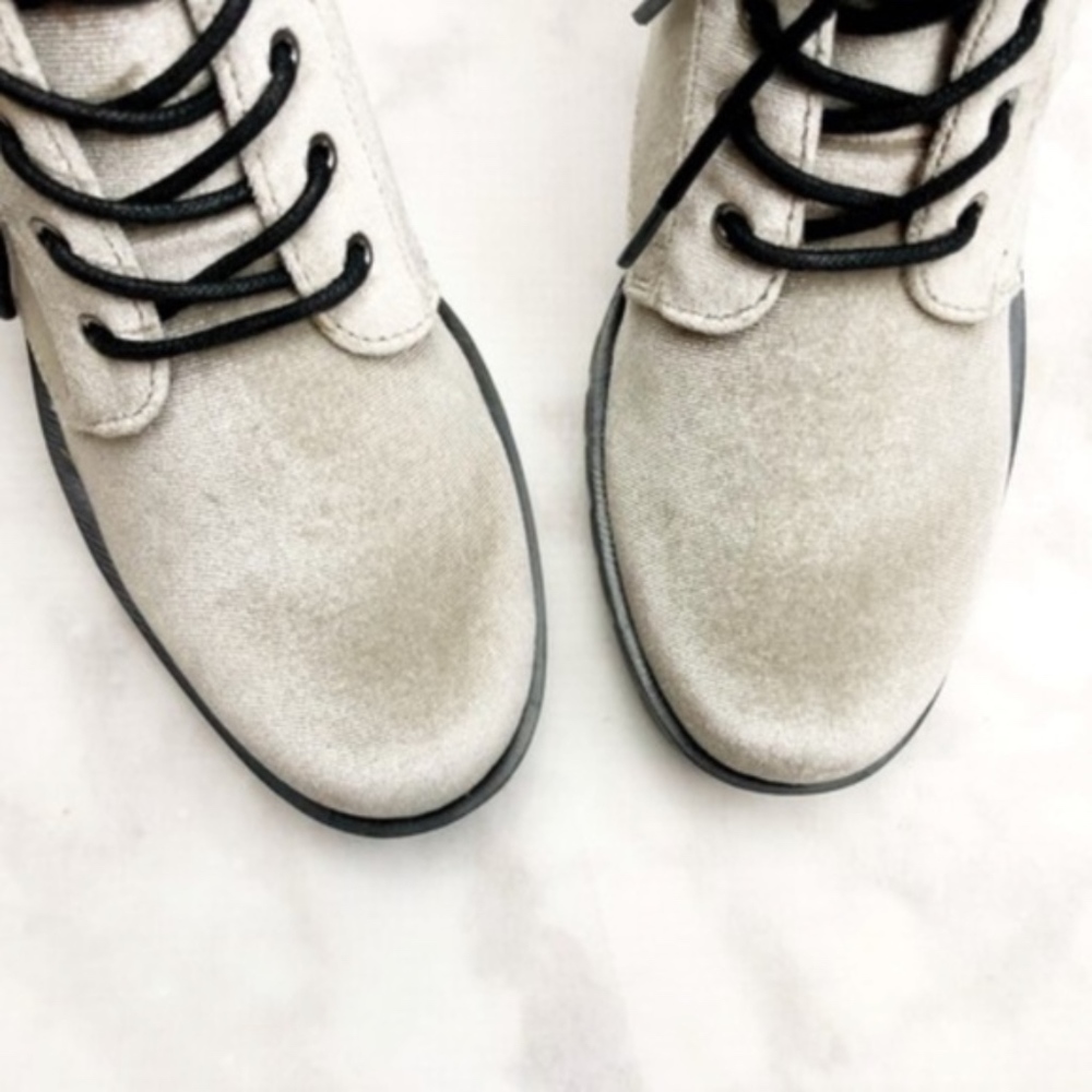 Dolce Vita Palmer Combat Boots Booties - Picture 3 of 8